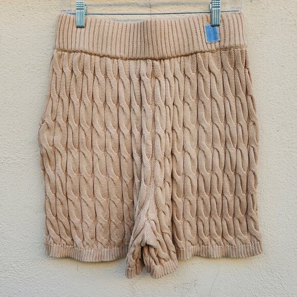 Reuben Oliver The Country Club Cable Knit Short in Champagne - Picture 4 of 7
